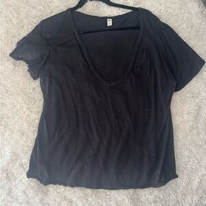 B.P. Women's Black V-Neck Top
